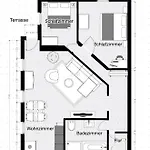 Snug 1 I 3-zimmer Design Am Mit Garten I Office I Highspeed Wifi Weßling