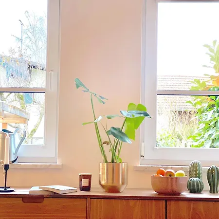 Apartment Snug I 3 Design Am Mit Garten I Office I Highspeed Wifi
