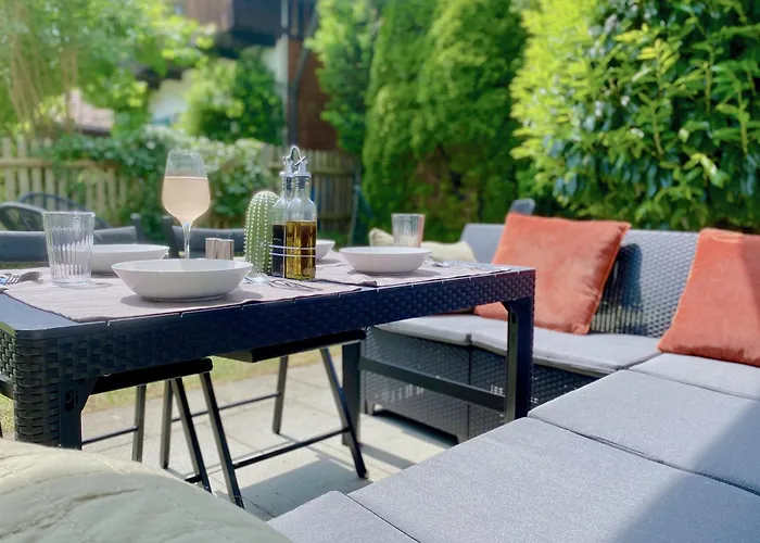Snug 1 I 3-zimmer Design Am Mit Garten I Office I Highspeed Wifi *